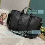 Copy L--V Black Monogram Weekend Tote NM Handbag M30937